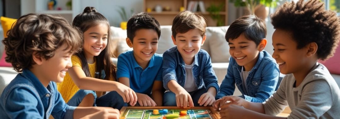 Family working on budgeting ideas together