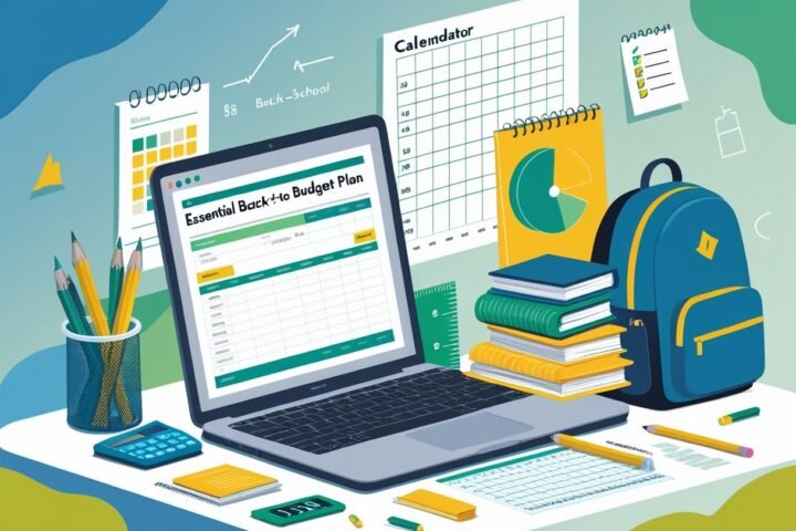 Checklist of school budget categories (uniforms, supplies, tech, extras) Back to School Budgeting Tips