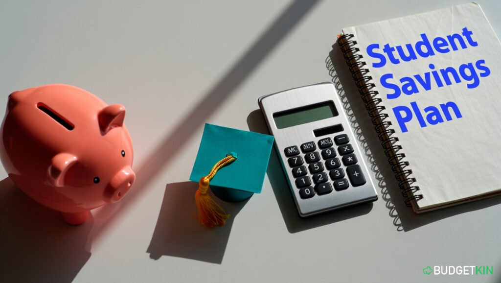 7 Smart Money Rules for Students Starting University 5 Piggy-bank with graduation cap symbolising student savings.