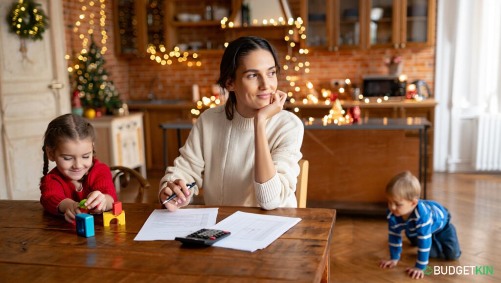 Avoid Christmas Debt Traps, How Families Beat Debtmas 2 Mum is planning a Christmas budget to avoid Christmas debt.