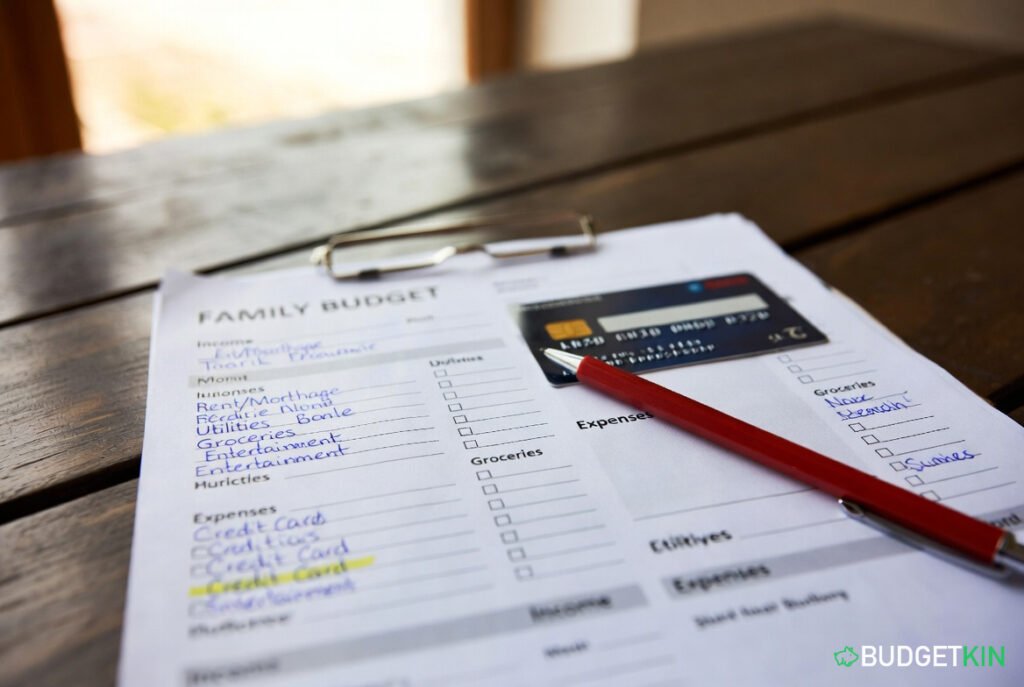 Budgeting system for responsible credit card use