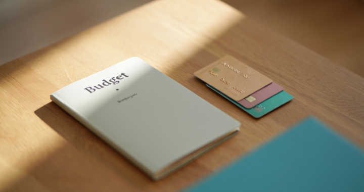 Small number of credit cards laid out neatly while deciding how many cards to manage in the UK.